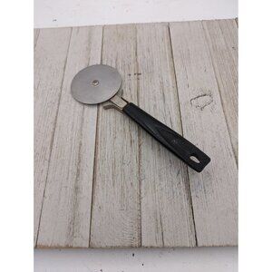 Ekco Pizza Cutter #7 Blade 2 5/8" Diameter 8" USA Stainless Steel Black